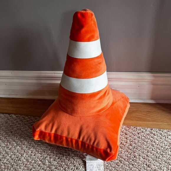 Kids Construction Pylon Decor Accent Pillow Orange Real Simple - Picture 4 of 8